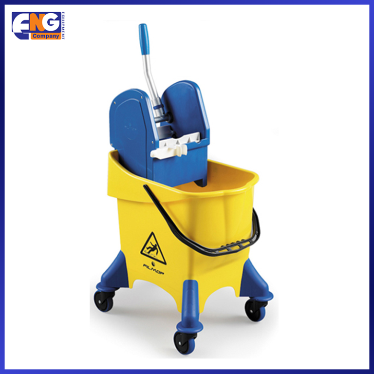 ترولي نظافة اصفر