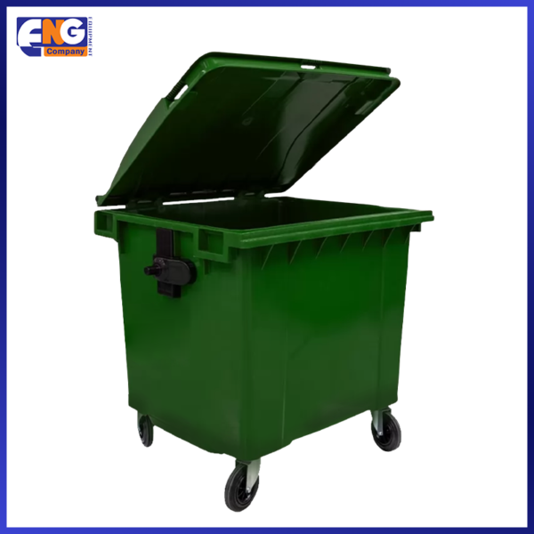 Kenway Rubbish Green Bin 770 LT - الشركة الهندسية - تجهيزات الفنادق - تجهيزات الشركات - معدات نظافة