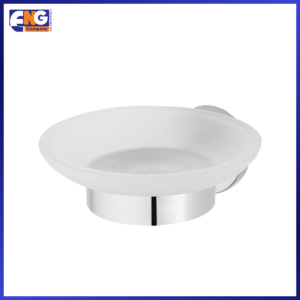 Chrome soap holder